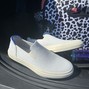 NWOB Rothy Slip On Sneakers White (READ DESCRIP)